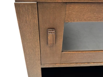 Art Deco Modernist Cabinet by Frits Spanjaard for L.O.V. Oosterbeek, 1920s